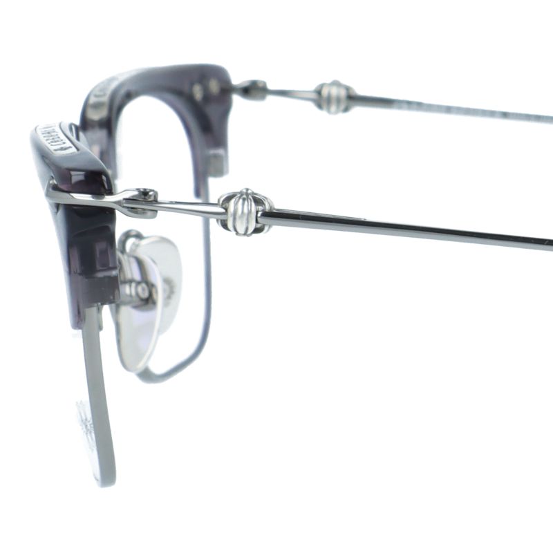 クロムハーツ メガネフレーム 伊達メガネ CHROME HEARTS SLUNTRADICTION FL/GM 54サイズ CHプラス ブロー型 ウェリントン型 ユニセックス メンズ レディース