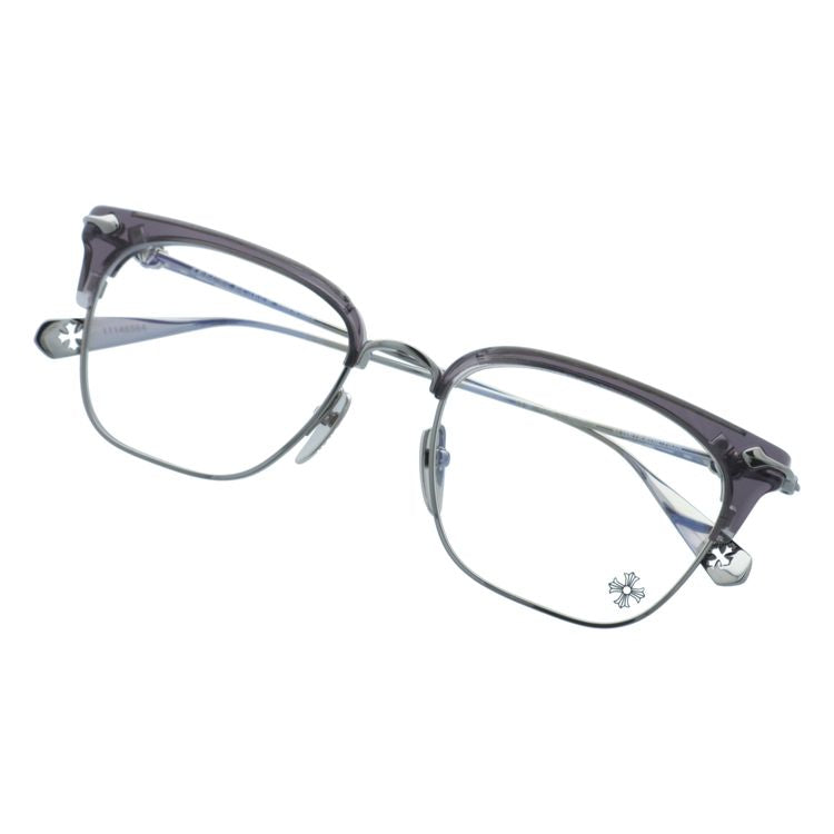 クロムハーツ メガネフレーム 伊達メガネ CHROME HEARTS SLUNTRADICTION FL/GM 54サイズ CHプラス ブロー型 ウェリントン型 ユニセックス メンズ レディース