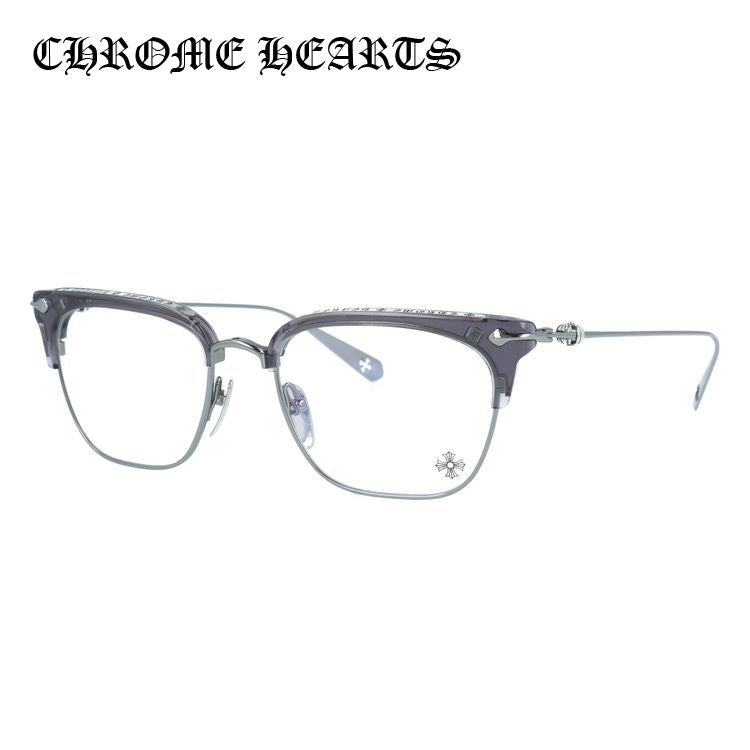 クロムハーツ メガネフレーム 伊達メガネ CHROME HEARTS SLUNTRADICTION FL/GM 54サイズ CHプラス ブロー型 ウェリントン型 ユニセックス メンズ レディース