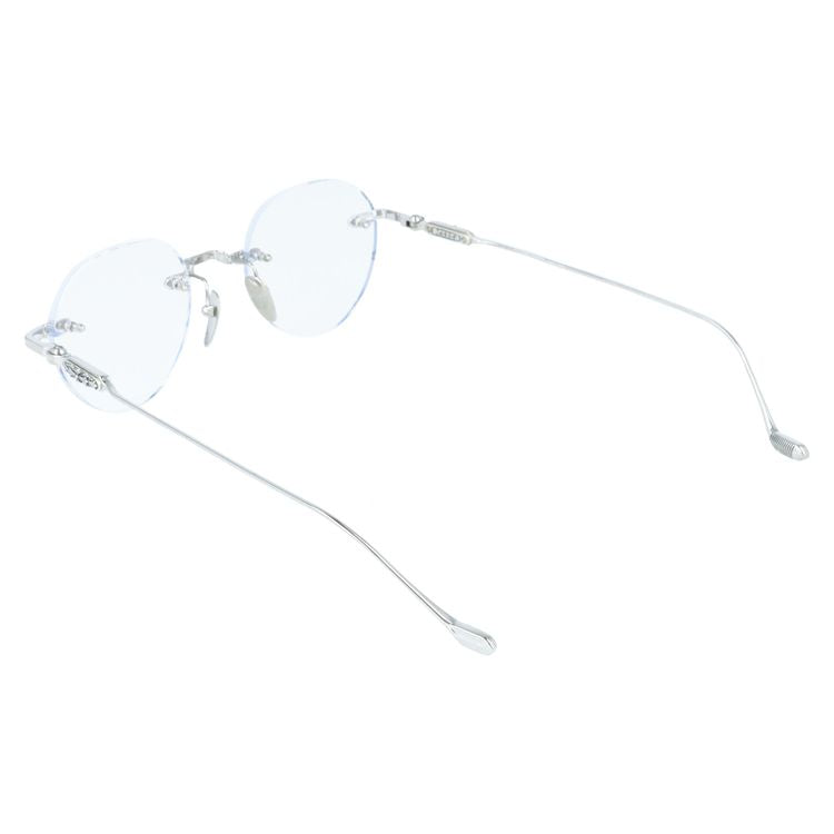 クロムハーツ メガネフレーム 伊達メガネ CHROME HEARTS SOFFFFFFFFERS I SS 49サイズ フローラル ボストン型 リムレス ツーポイント ユニセックス メンズ レディース