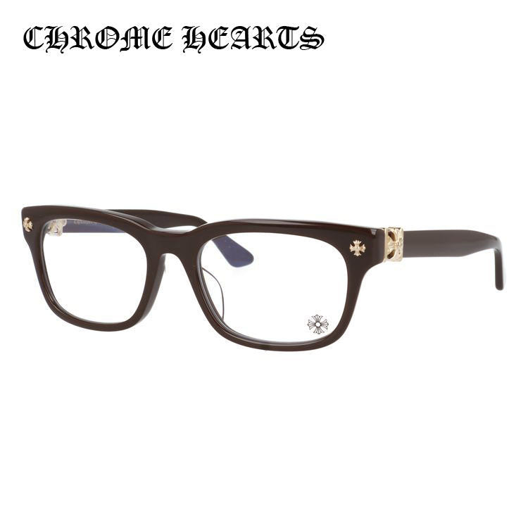クロムハーツ メガネフレーム 伊達メガネ レギュラーフィット CHROME HEARTS VAGILANTE CLB 54サイズ CHプラス スクエア型 ユニセックス メンズ レディース