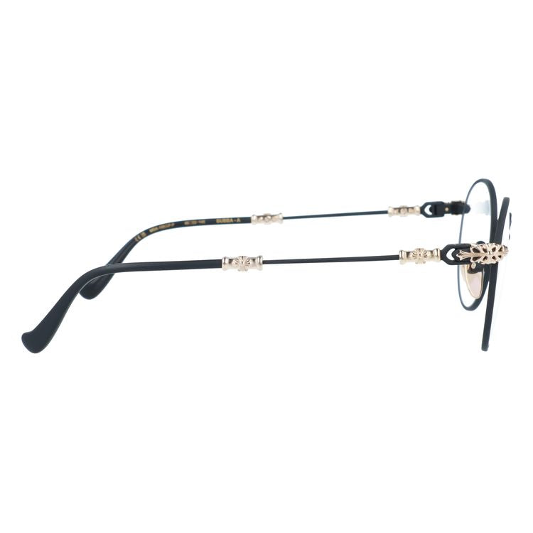 クロムハーツ メガネフレーム 伊達メガネ CHROME HEARTS BUBBA-A MBK-18KGP-P 49サイズ フローラル ボストン型 ユニセックス メンズ レディース