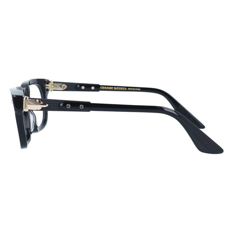 クロムハーツ メガネフレーム 伊達メガネ アジアンフィット CHROME HEARTS BAGGINS BK-P-18KGP 51サイズ フレアニー ウェリントン型 ユニセックス メンズ レディース