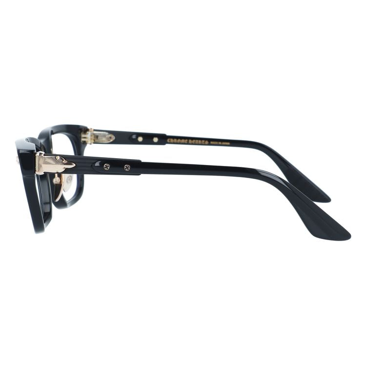 クロムハーツ メガネフレーム 伊達メガネ アジアンフィット CHROME HEARTS BAGGINS-A BK-P-18KGP 51サイズ フレアニー ウェリントン型 ユニセックス メンズ レディース