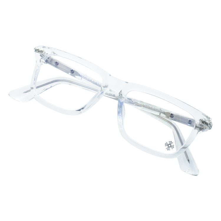 クロムハーツ メガネフレーム 伊達メガネ アジアンフィット CHROME HEARTS LITTLE DINGER CRYS 54サイズ フレアニー ウェリントン型 ユニセックス メンズ レディース