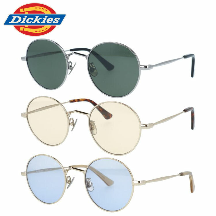 ディッキーズ サングラス アジアンフィット（フルフィット） 調整可能ノーズパッド（クリングス） Dickies DIKS 501 全3カラー 49サイズ 国内正規品 ラウンド型 ユニセックス メンズ レディース