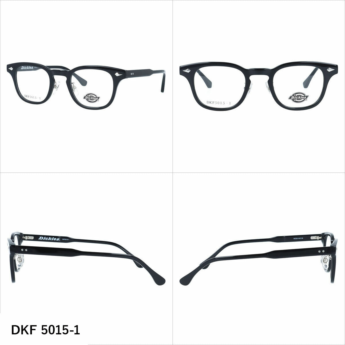 ディッキーズ メガネフレーム 伊達メガネ アジアンフィット（フル
