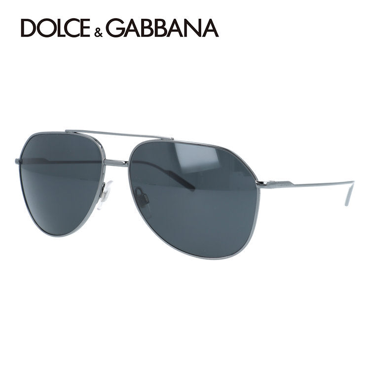 【訳あり】ドルチェ&ガッバーナ サングラス D&G DG2166 04/87 61サイズ ティアドロップ型 ユニセックス メンズ レディース
