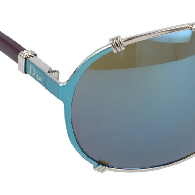 【訳あり】ディオール サングラス DIOR CHICAGO/2 1QW/3U Palladium Turquoise Plum/Khaki Blue Mirror ティアドロップ UVカット ラッピング無料