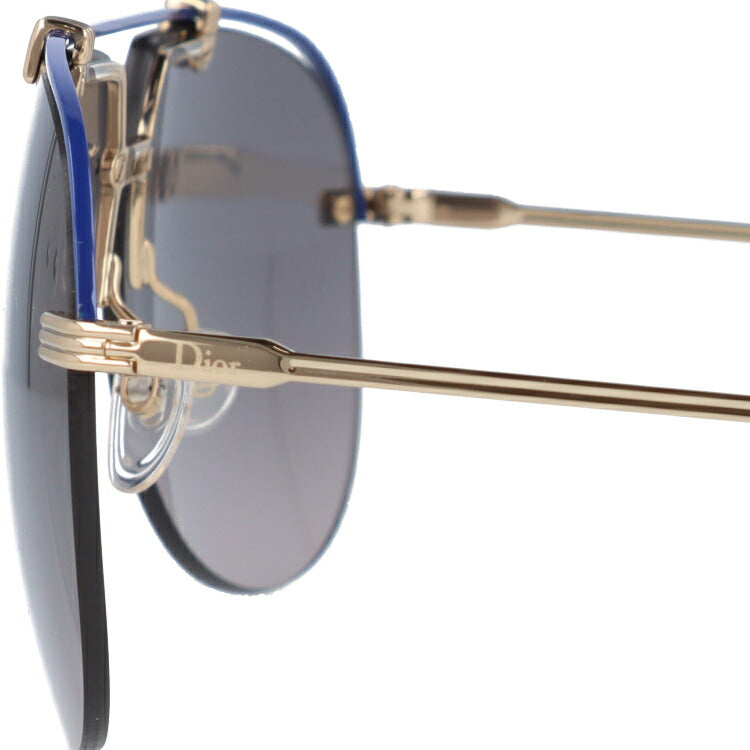 【訳あり】クリスチャン・ディオール Christian Dior サングラス DIOR CROISETTE4 DYE/EU 62 ゴールド/ブルー（ノーズパッド調節可能） メンズ レディース UVカット 紫外線 ラッピング無料