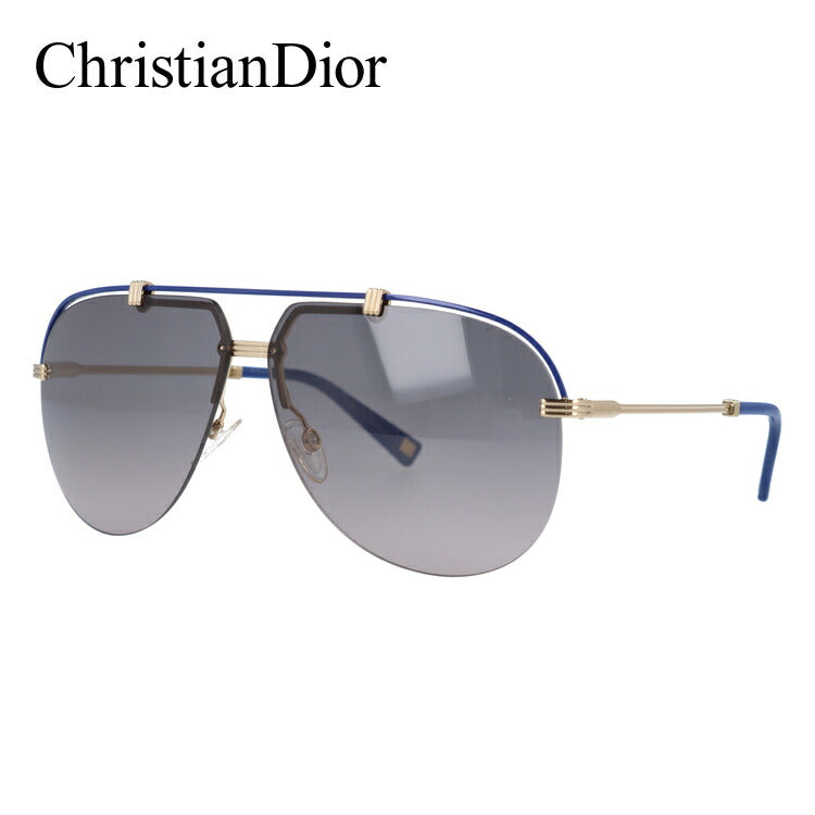 【訳あり】クリスチャン・ディオール Christian Dior サングラス DIOR CROISETTE4 DYE/EU 62 ゴールド/ブルー（ノーズパッド調節可能） メンズ レディース UVカット 紫外線 ラッピング無料