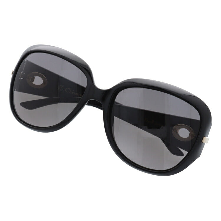 【訳あり】クリスチャン・ディオール Christian Dior サングラス DIOR PRECIEUSE D28/EU 57 シャイニーブラック レディース UVカット 紫外線 ラッピング無料
