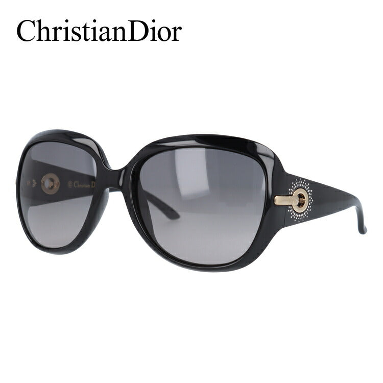 クリスチャン・ディオール Christian Dior サングラス DIOR PRECIEUSE D28/EU 57 シャイニーブラック レディース UVカット 紫外線 ラッピング無料