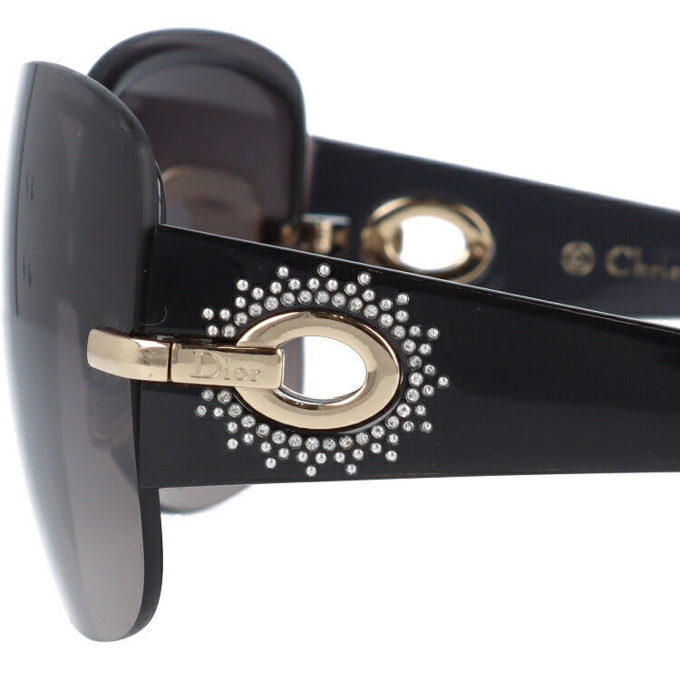 【訳あり】クリスチャン・ディオール Christian Dior サングラス DIOR PRECIEUSEF KH8/XQ 64 ブラック（ノーズパッド調節可能） レディース UVカット 紫外線 ラッピング無料