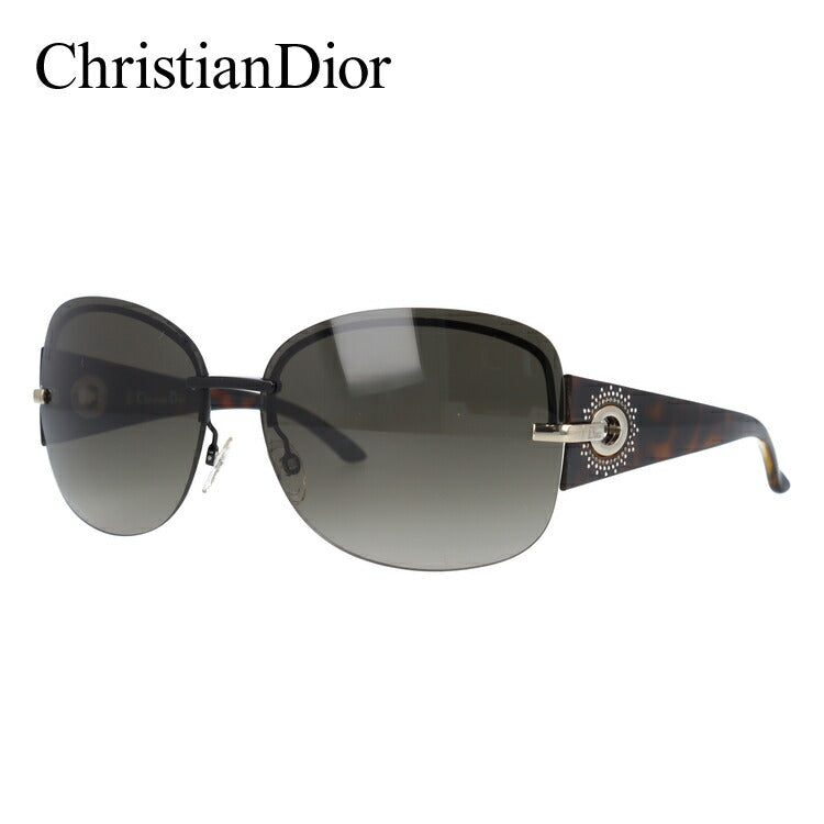 【訳あり】クリスチャン・ディオール Christian Dior サングラス DIOR PRECIEUSEF KGK/HA 64 ブラック/ハバナ（ノーズパッド調節可能） レディース UVカット 紫外線 ラッピング無料