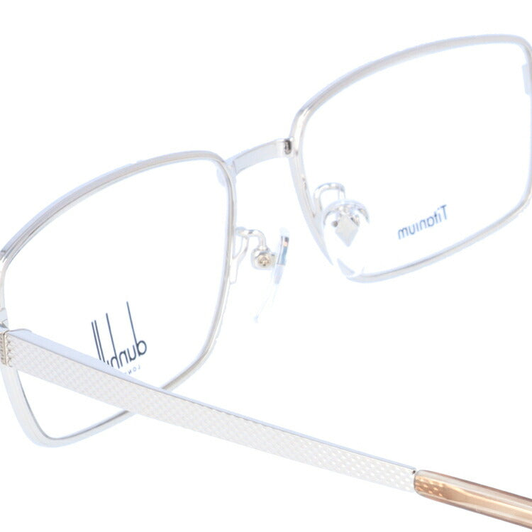 【国内正規品】ダンヒル メガネ 度付き 度なし 伊達メガネ 眼鏡 dunhill VDH067J 0579 56サイズ スクエア メンズ 日本製 ラッピング無料