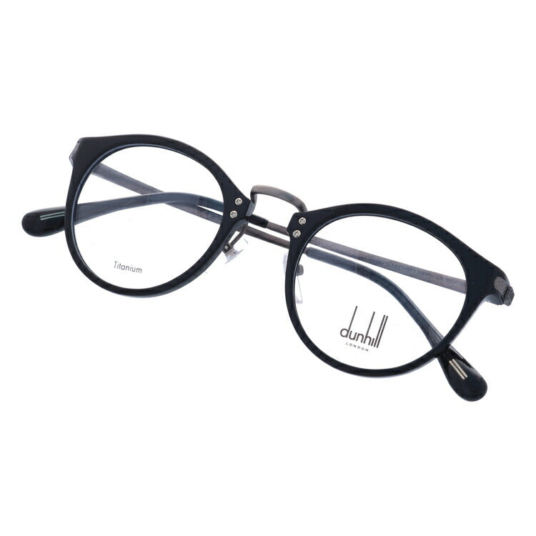 【国内正規品】ダンヒル メガネ 度付き 度なし 伊達メガネ 眼鏡 dunhill VDH114G 0700 48サイズ ボストン メンズ イタリア製 ラッピング無料