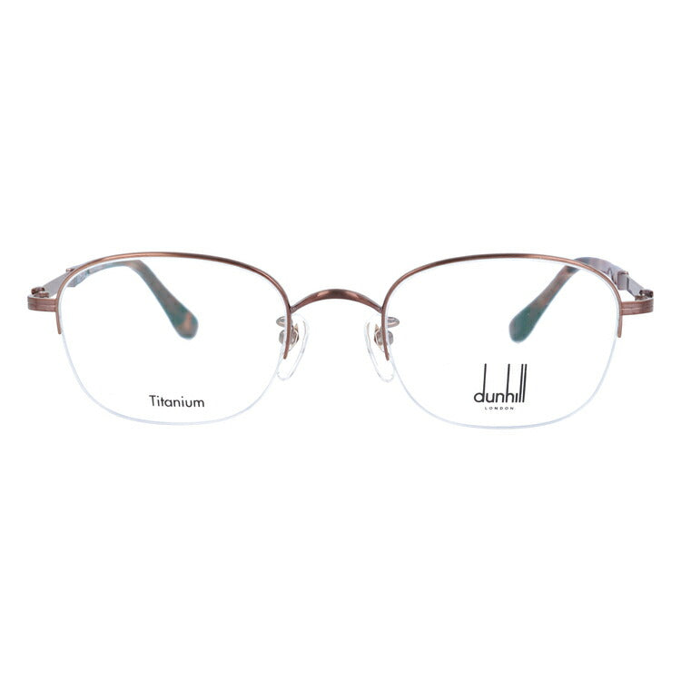 【国内正規品】ダンヒル メガネ 度付き 度なし 伊達メガネ 眼鏡 dunhill VDH124J 0A40 50サイズ スクエア メンズ 日本製 ラッピング無料