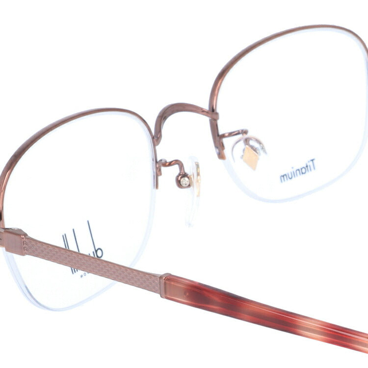 【国内正規品】ダンヒル メガネ 度付き 度なし 伊達メガネ 眼鏡 dunhill VDH124J 0A40 50サイズ スクエア メンズ 日本製 ラッピング無料