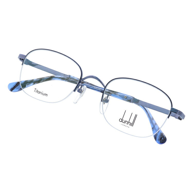 【国内正規品】ダンヒル メガネ 度付き 度なし 伊達メガネ 眼鏡 dunhill VDH124J 0K93 50サイズ スクエア メンズ 日本製 ラッピング無料