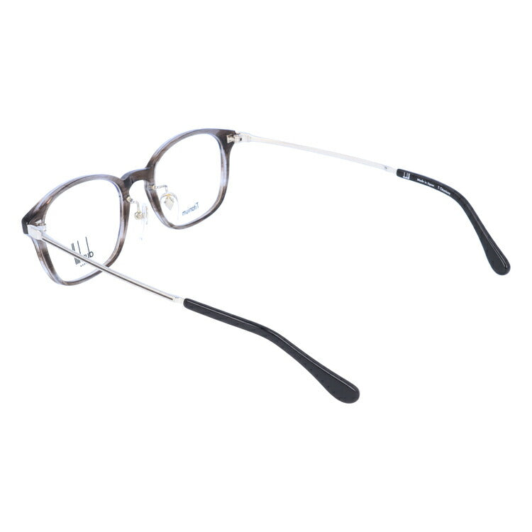 【国内正規品】ダンヒル メガネ 度付き 度なし 伊達メガネ 眼鏡 dunhill VDH126J 01EX 50サイズ ウェリントン メンズ 日本製 ラッピング無料