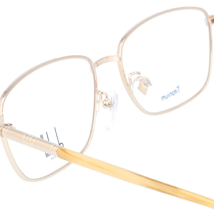 【国内正規品】ダンヒル メガネ 度付き 度なし 伊達メガネ 眼鏡 dunhill VDH153J 0300 56サイズ スクエア メンズ 日本製 ラッピング無料