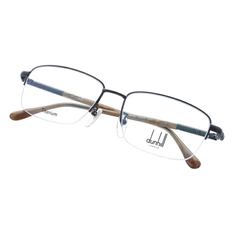 【国内正規品】ダンヒル メガネ 度付き 度なし 伊達メガネ 眼鏡 dunhill VDH154J 0530 56サイズ スクエア メンズ 日本製 ラッピング無料