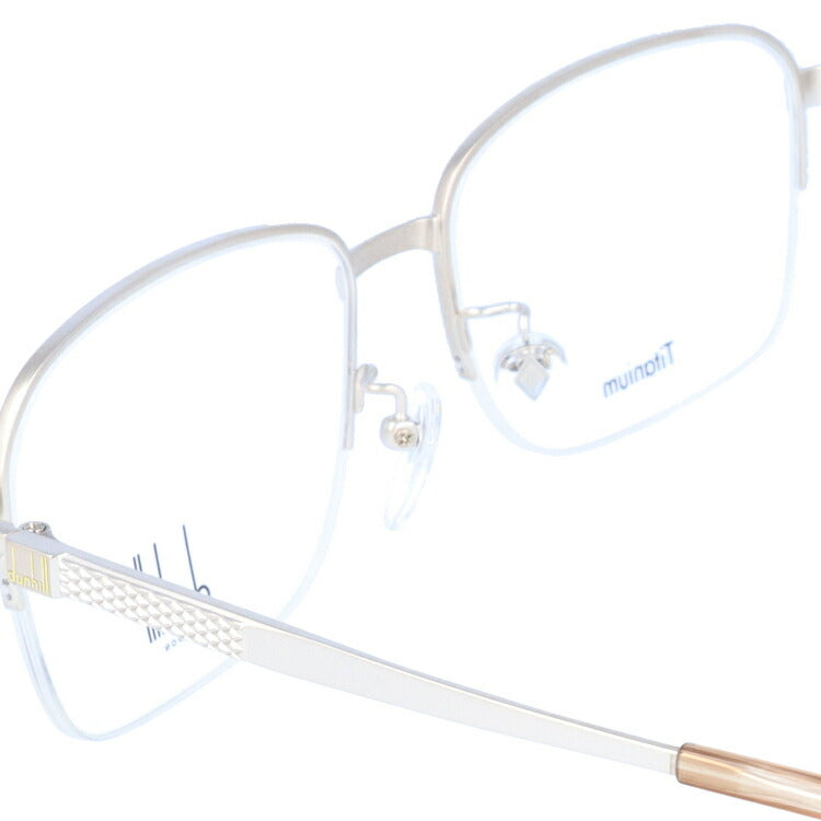 【国内正規品】ダンヒル メガネ 度付き 度なし 伊達メガネ 眼鏡 dunhill VDH174J 0581 57サイズ スクエア メンズ 日本製 ラッピング無料