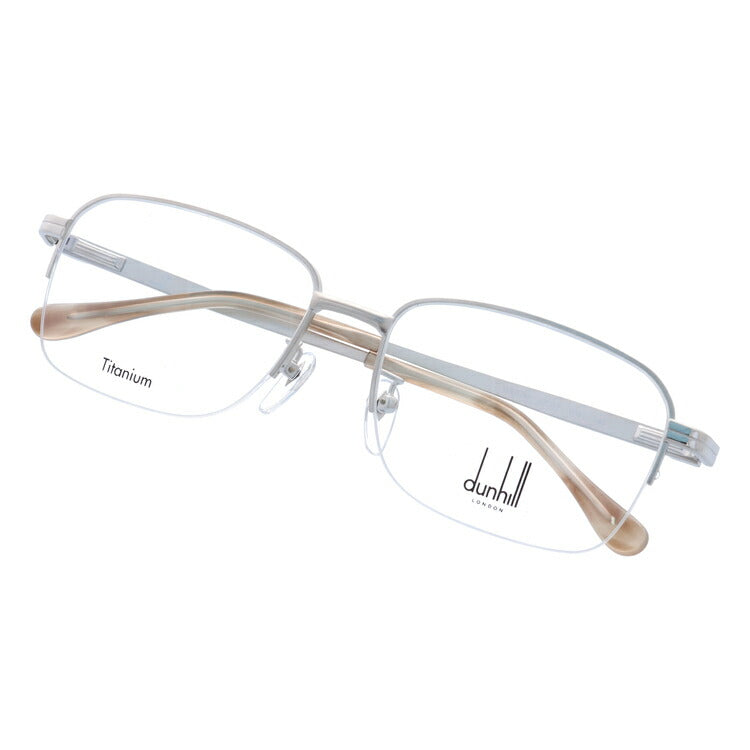 【国内正規品】ダンヒル メガネ 度付き 度なし 伊達メガネ 眼鏡 dunhill VDH174J 0581 57サイズ スクエア メンズ 日本製 ラッピング無料