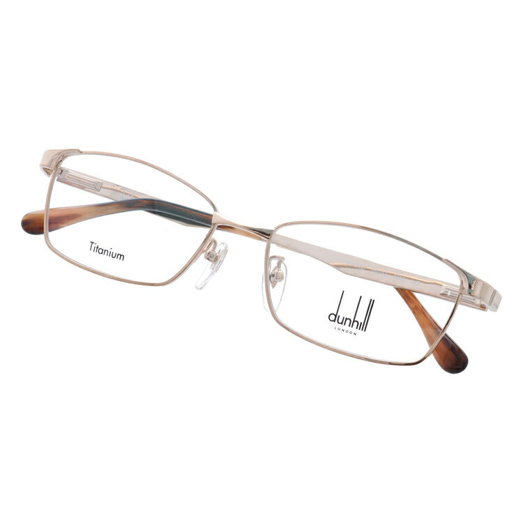 【国内正規品】ダンヒル メガネ 度付き 度なし 伊達メガネ 眼鏡 dunhill VDH202J 0300 55サイズ スクエア メンズ 日本製 ラッピング無料