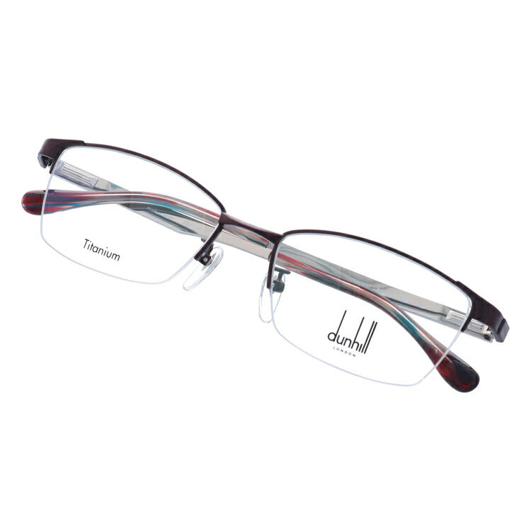 【国内正規品】ダンヒル メガネ 度付き 度なし 伊達メガネ 眼鏡 dunhill VDH203J 08E6 54サイズ スクエア メンズ 日本製 ラッピング無料