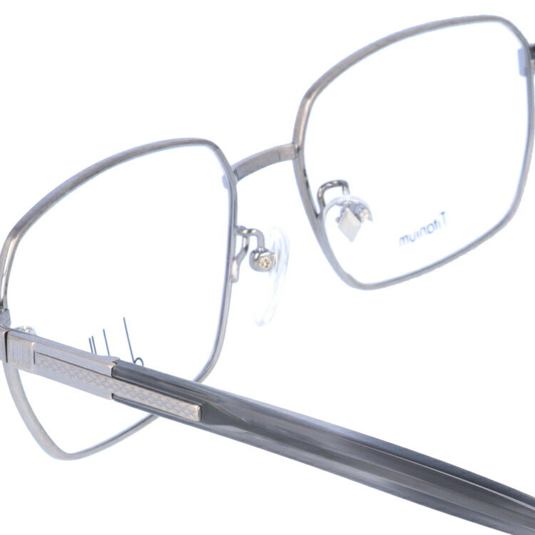 【国内正規品】ダンヒル メガネ 度付き 度なし 伊達メガネ 眼鏡 dunhill VDH206J 0509 56サイズ スクエア メンズ 日本製 ラッピング無料