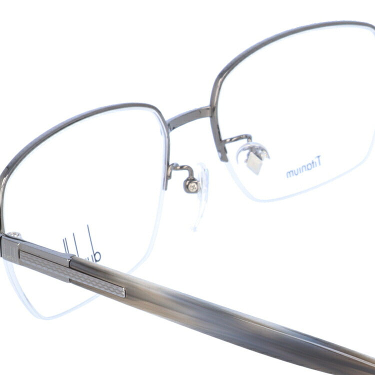 【国内正規品】ダンヒル メガネ 度付き 度なし 伊達メガネ 眼鏡 dunhill VDH207J 0568 56サイズ スクエア メンズ 日本製 ラッピング無料