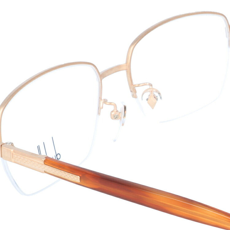 【国内正規品】ダンヒル メガネ 度付き 度なし 伊達メガネ 眼鏡 dunhill VDH207J 0648 56サイズ スクエア メンズ 日本製 ラッピング無料