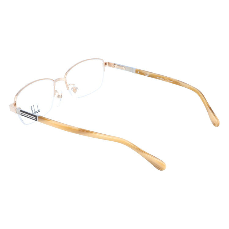 【国内正規品】ダンヒル メガネ 度付き 度なし 伊達メガネ 眼鏡 dunhill VDH209J 0300 55サイズ スクエア メンズ 日本製 ラッピング無料
