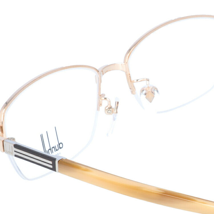 【国内正規品】ダンヒル メガネ 度付き 度なし 伊達メガネ 眼鏡 dunhill VDH209J 0300 55サイズ スクエア メンズ 日本製 ラッピング無料