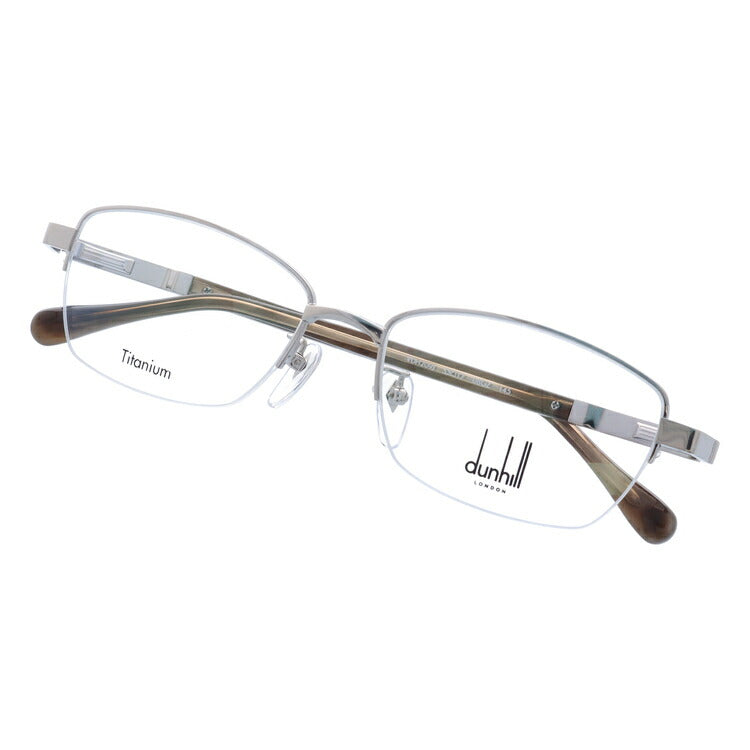 【国内正規品】ダンヒル メガネ 度付き 度なし 伊達メガネ 眼鏡 dunhill VDH209J 08GZ 55サイズ スクエア メンズ 日本製 ラッピング無料