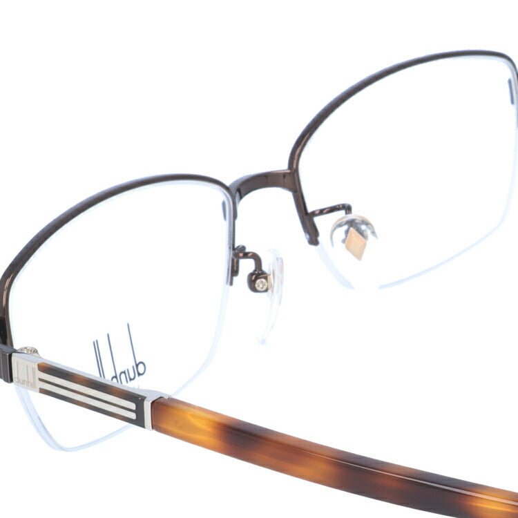 【国内正規品】ダンヒル メガネ 度付き 度なし 伊達メガネ 眼鏡 dunhill VDH209J 0C82 55サイズ スクエア メンズ 日本製 ラッピング無料