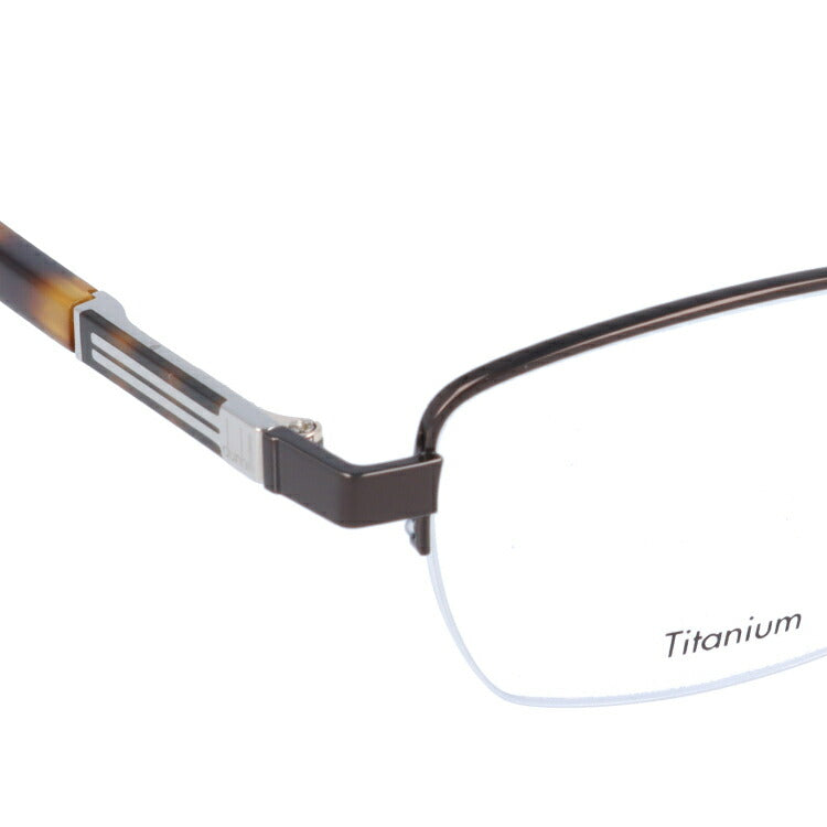 【国内正規品】ダンヒル メガネ 度付き 度なし 伊達メガネ 眼鏡 dunhill VDH209J 0C82 55サイズ スクエア メンズ 日本製 ラッピング無料