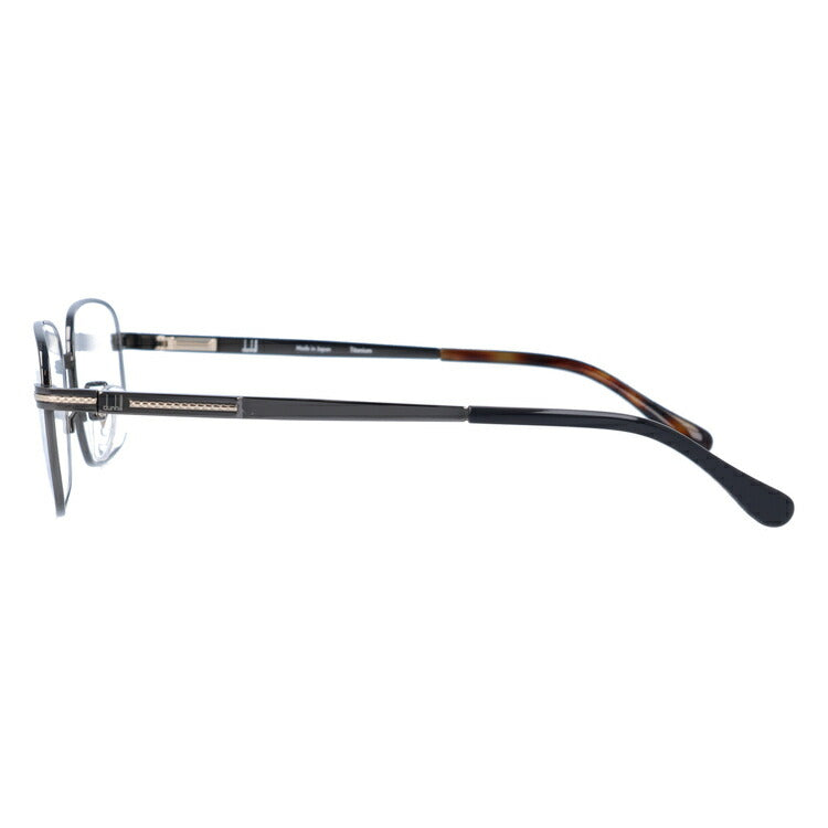 【国内正規品】ダンヒル メガネ 度付き 度なし 伊達メガネ 眼鏡 dunhill VDH218J 01GP 55サイズ スクエア メンズ 日本製 ラッピング無料