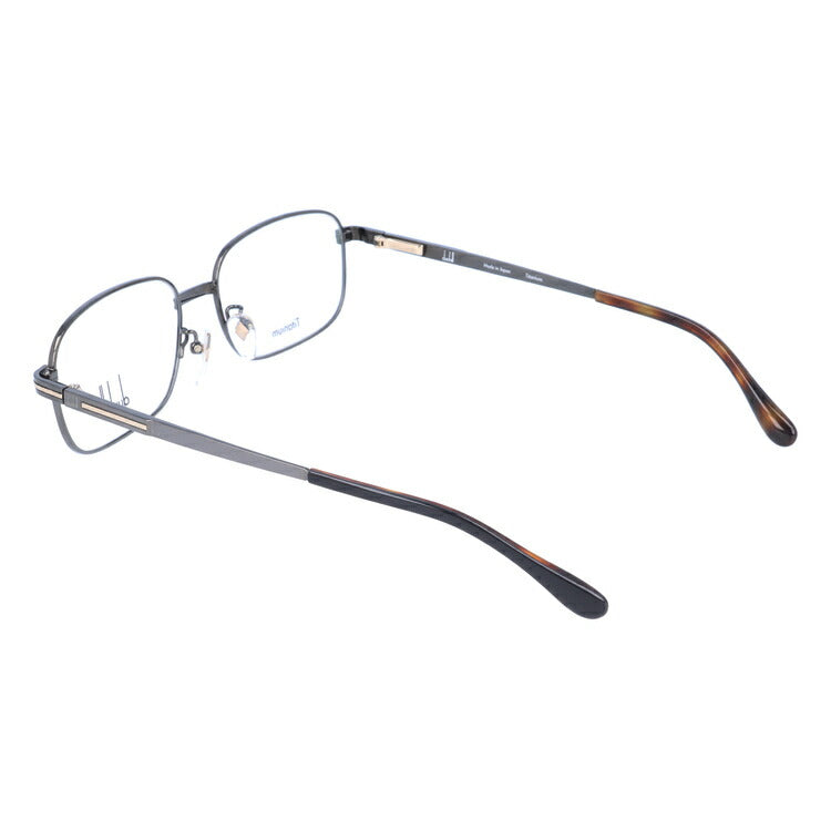 【国内正規品】ダンヒル メガネ 度付き 度なし 伊達メガネ 眼鏡 dunhill VDH218J 01GP 55サイズ スクエア メンズ 日本製 ラッピング無料