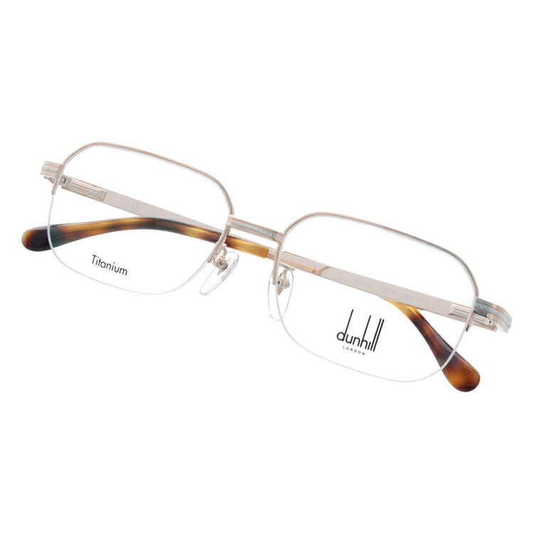 【国内正規品】ダンヒル メガネ 度付き 度なし 伊達メガネ 眼鏡 dunhill VDH219J 0300 55サイズ スクエア メンズ 日本製 ラッピング無料