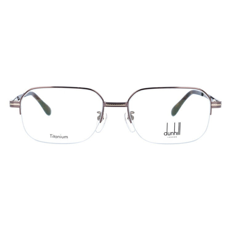 【国内正規品】ダンヒル メガネ 度付き 度なし 伊達メガネ 眼鏡 dunhill VDH219J 0A40 55サイズ スクエア メンズ 日本製 ラッピング無料