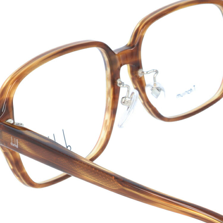 【国内正規品】ダンヒル メガネ 度付き 度なし 伊達メガネ 眼鏡 dunhill VDH222J 06XE 55サイズ スクエア メンズ 日本製 ラッピング無料