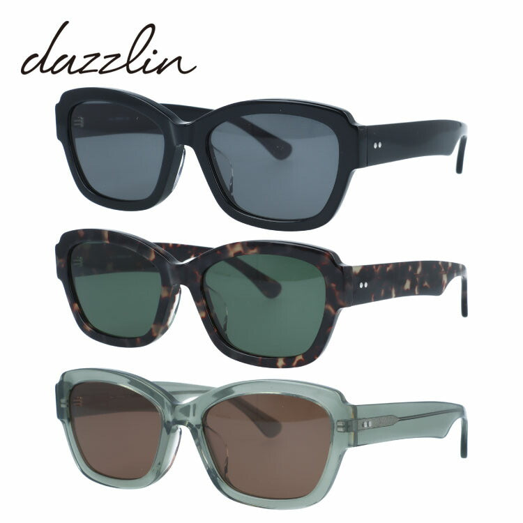 ダズリン サングラス アジアンフィット dazzlin DZS 3543 54サイズ 全3カラー ウェリントン型 ユニセックス メンズ レディース