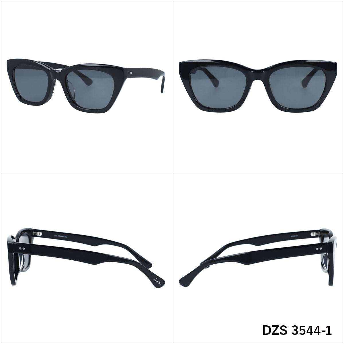 ダズリン サングラス アジアンフィット dazzlin DZS 3544 52サイズ 全3カラー ウェリントン型 ユニセックス メンズ レディース