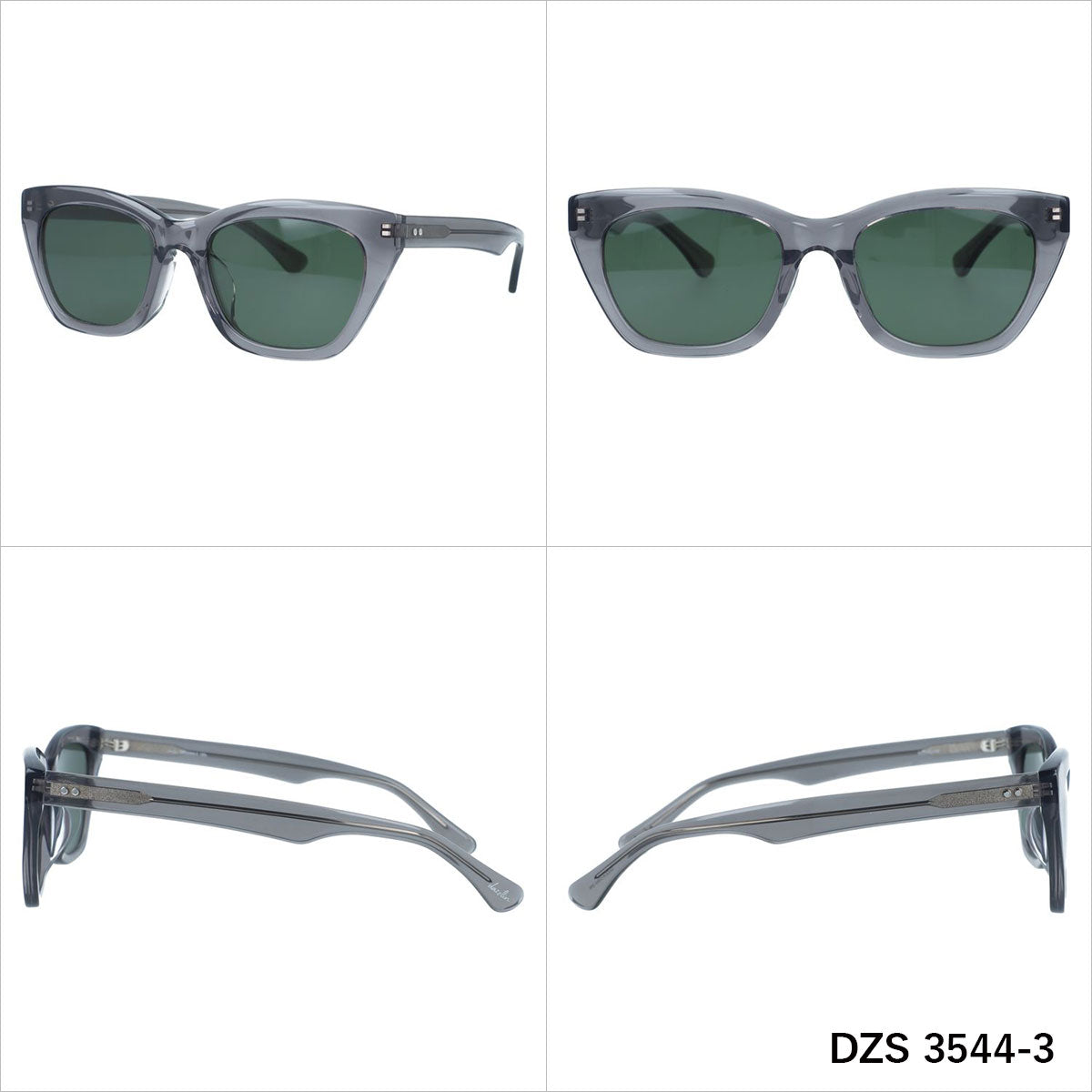 ダズリン サングラス アジアンフィット dazzlin DZS 3544 52サイズ 全3カラー ウェリントン型 ユニセックス メンズ レディース