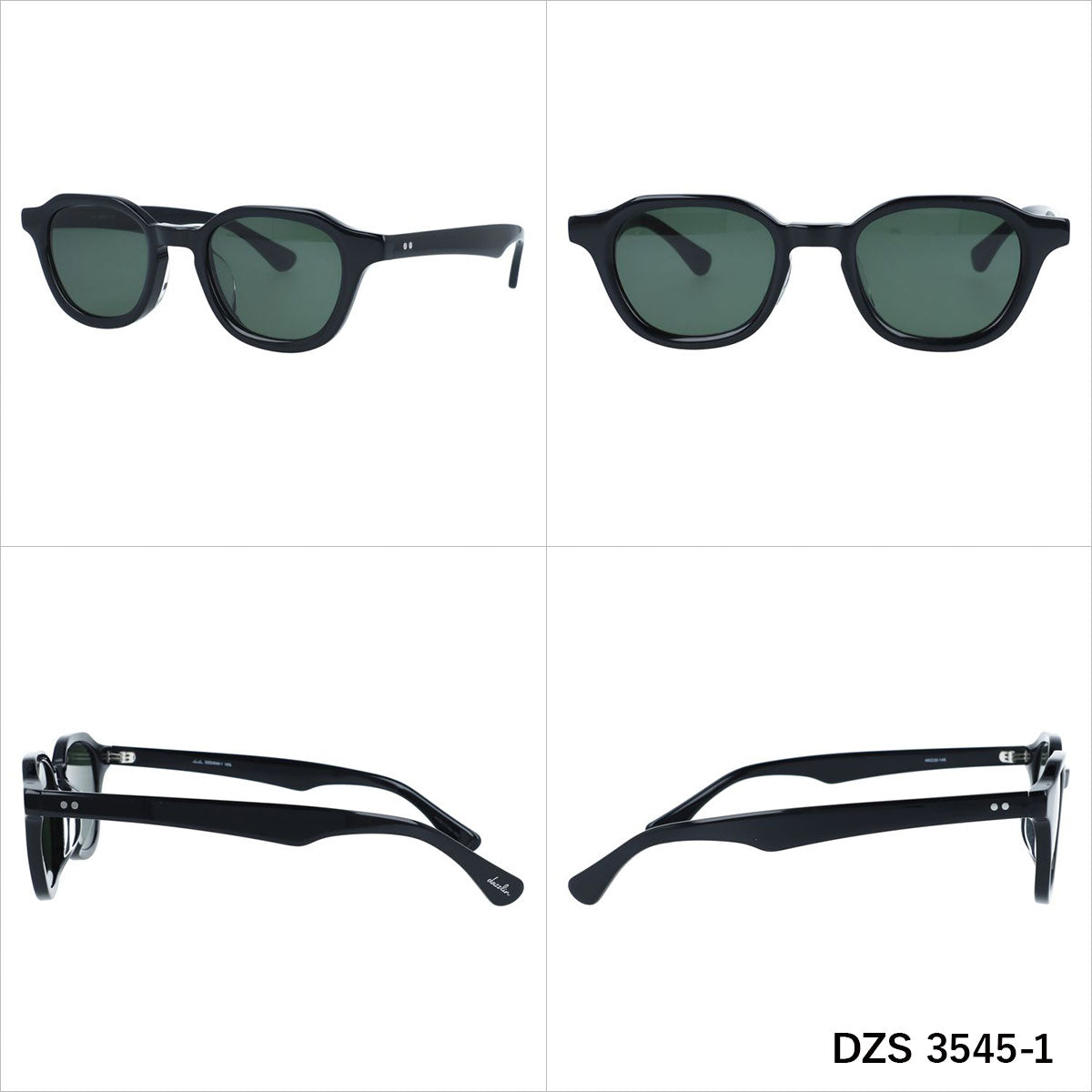 ダズリン サングラス アジアンフィット dazzlin DZS 3545 48サイズ 全3カラー ウェリントン型 ユニセックス メンズ レディース