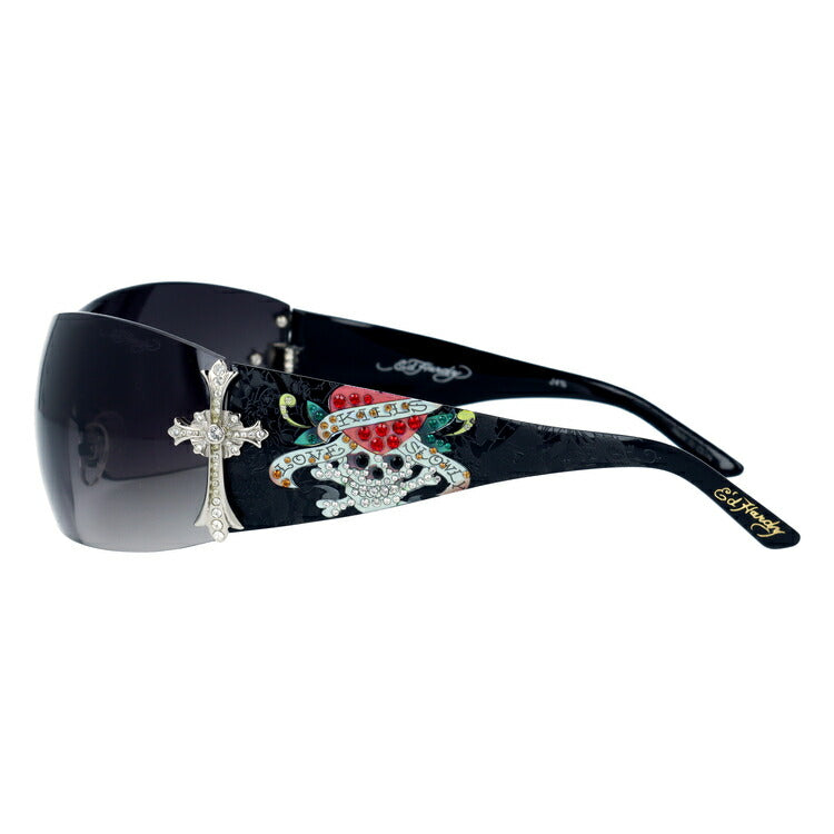 【国内正規品】エドハーディー サングラス Ed Hardy CROSS 186サイズ スクエア型 ユニセックス メンズ レディース