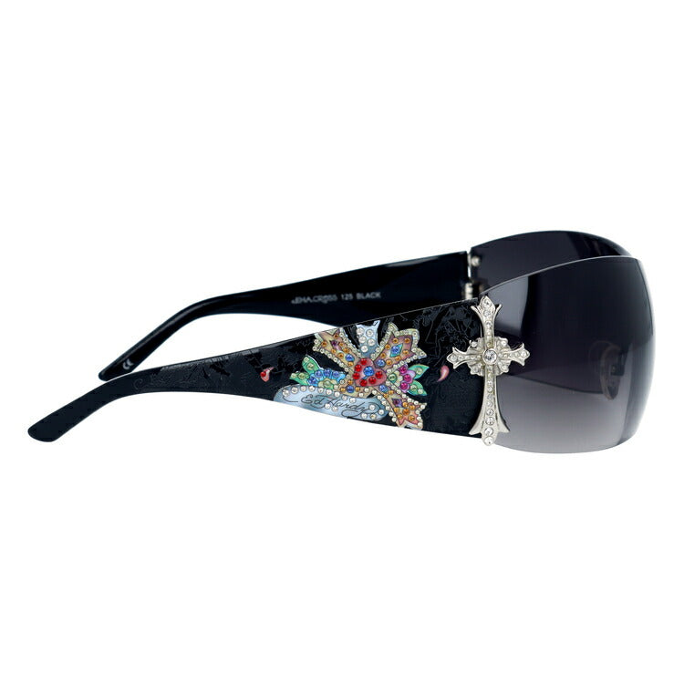 【国内正規品】エドハーディー サングラス Ed Hardy CROSS 186サイズ スクエア型 ユニセックス メンズ レディース